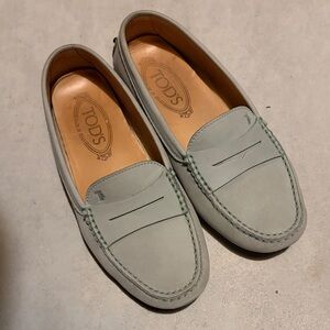 Tod's Women’s Minty Green Loafers